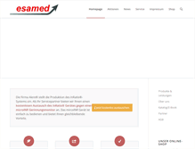Tablet Screenshot of esamed.de